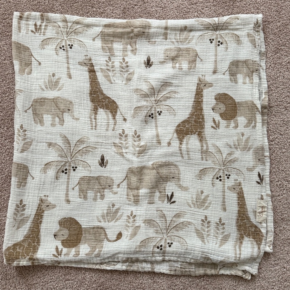 Crane Baby Kendi Safari Swaddle Wraps